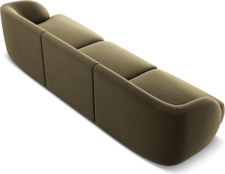 Actual product image Micadoni Velvet Sofa, "Miley", 3 Seats, 255x90x70Made in Europe (3-seater)