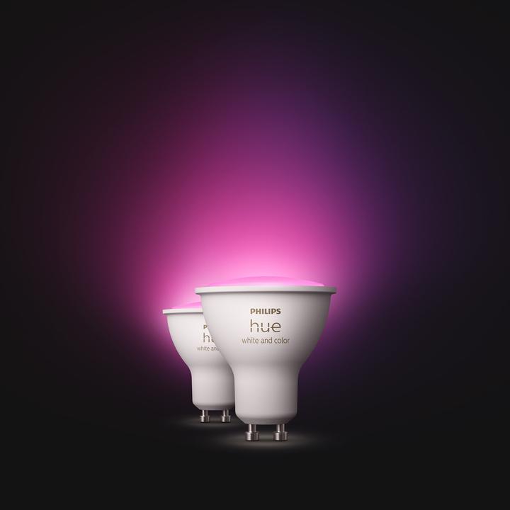 Produktbild Philips Hue Starter Kit Bridge Pro + LED White & Color Ambiance (GU10, 400 lm, 3 x, E)