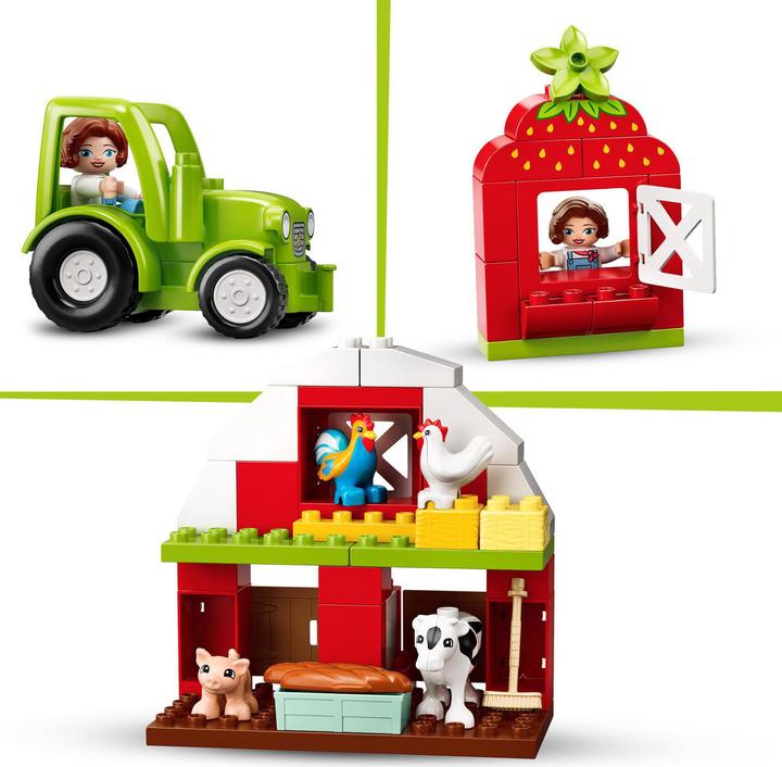Actual product image LEGO Barn, tractor and animal care (10952)