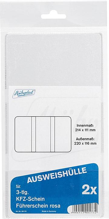 Productafbeelding Müboplast identiteitskaart cover set