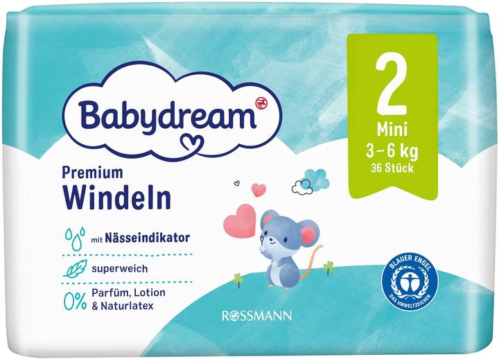 Produktbild Babydream Premium Mini (36 Stk.)