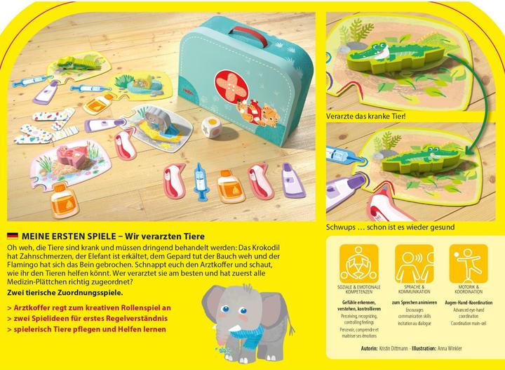 Actual product image Haba My first games - We doctor animals (German, 1 - 4 Players)