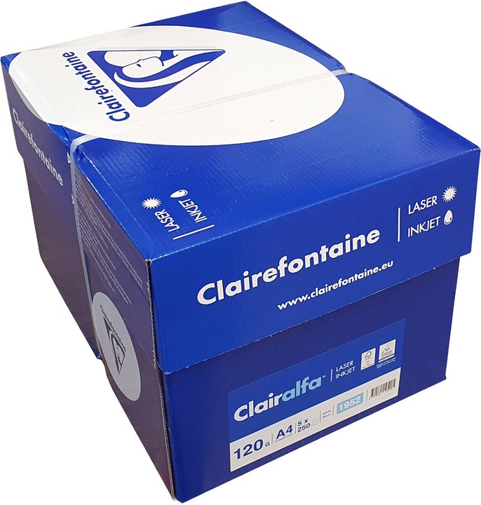 Actual product image Clairefontaine Clairalfa (120 g/m², 250 x, A4)