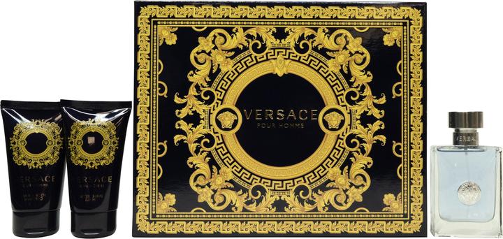 Produktbild Versace Pour Homme Gift Set EDT 50 ml. after shave balm 50 ml and Shampoo 50 ml 50ml (Haarpflege set)
