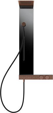 Produktbild Gessi HI-FI, Duschkombination zur Aufputz-Wandmontage mit Thermostat, 3 Funktionen, 63041