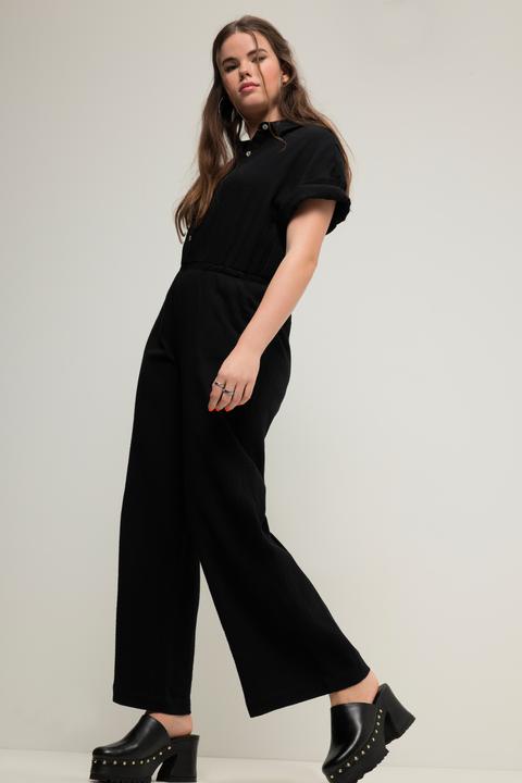 Produktbild Studio Untold Jumpsuit, Musselin, elastische Taille, Halbarm, weites Bein (46, 48)