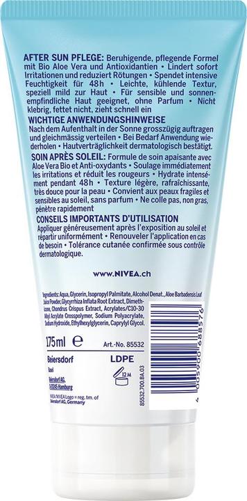 Actual product image NIVEA Sensitive Sos (Gel, 175 ml)