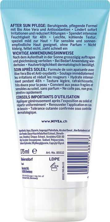 Image du produit NIVEA Sos sensible (Gel, 175 ml)