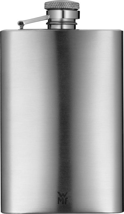 Produktbild WMF Flachmann 120ml 12x7cm Manhattan Cromargan Edelstahl mattiert Geschenkidee (120 ml)