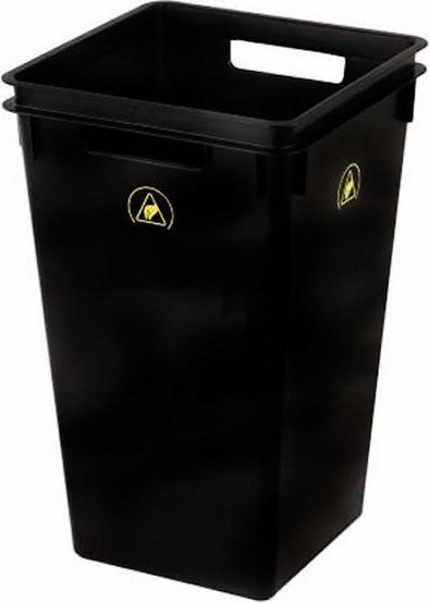 Actual product image RS PRO Waste Bins conductive PP 40 litre (40 l)