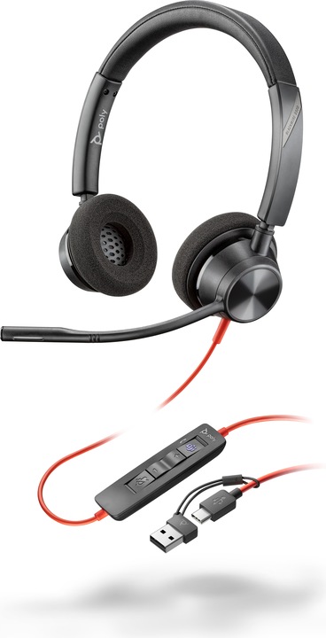 Produktbild Poly Blackwire 3320 Stereo Microsoft Teams (USB C) (Kabelgebunden, USB-C)