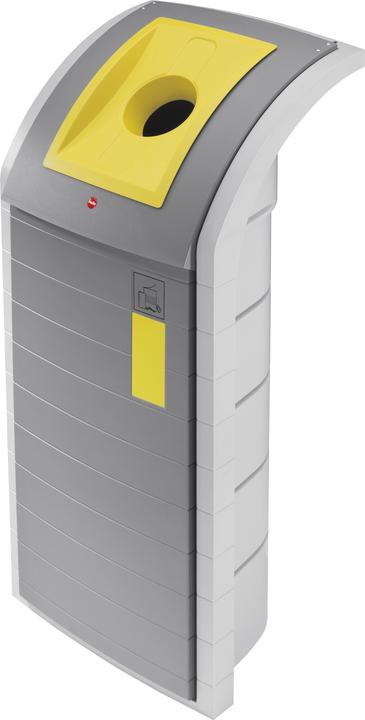 Produktbild Hailo ProfiLine WSB Design Plus XXXL, Wertstoffsammler, 120 ltr, Silber (120 l)