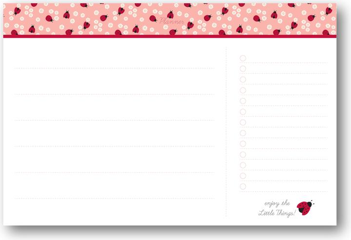 Ancor LADY BUG - Desk Planner (40 x 30 cm)