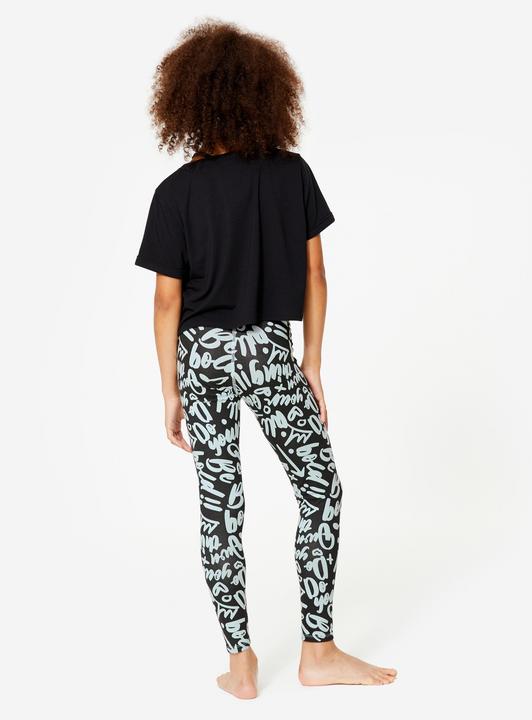 Produktbild Domyos Dance-Shirt Mädchen Modern Jazz Dance Crop Top - graphit/rosa (140)