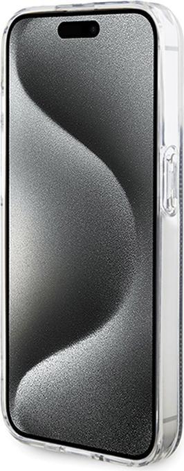 Produktbild Guess GUHCP15LH4PSEGK iPhone 15 Pro 6.1" czarny/black hardcase IML 4G Gold Stripe (Apple iPhone 15 Pro)