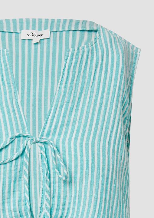 Immagine prodotto s.Oliver Bluse Ärmellose Bluse im Relaxed Fit mit Bindedetail (32)