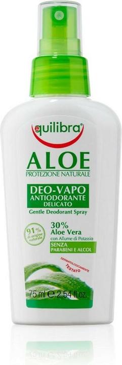 Equilibra EQUILIBRA Aloe Protezione Naturale Gentle Deodorant Spray aleosowy dezodorant anti-odour Aloe Vera 7 (Spray, 75 ml)