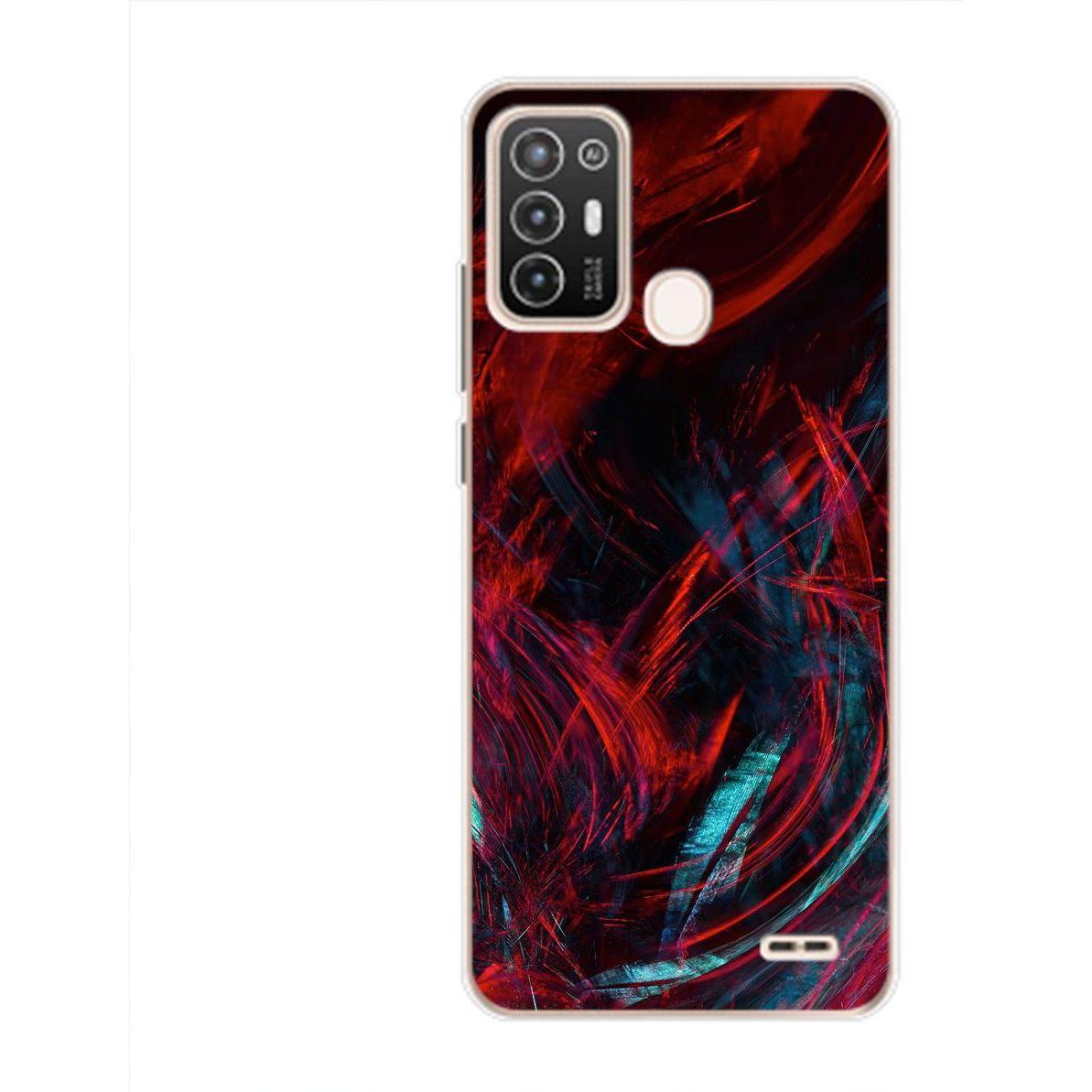 König Design Hülle Handy Schutz für ZTE Blade A52 Case Cover Tasche Bumper Etuis Backcover (ZTE Blade A52), Smartphone H...