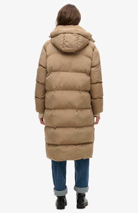 Actual product image Superdry Longline Hooded Puffer Jacket