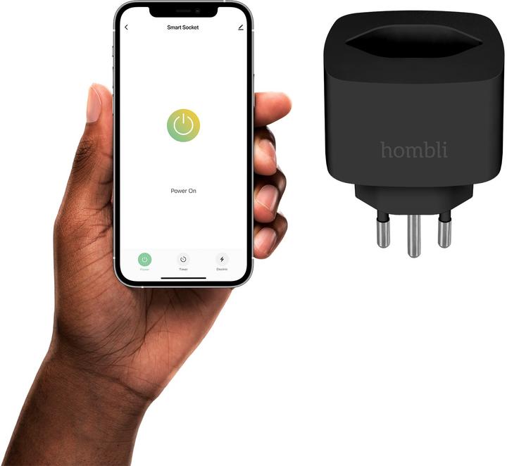 Actual product image Hombli Smart Swiss Socket 2+1