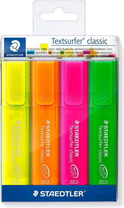 Actual product image Staedtler Highlighter Textsurfer Promo 4pcs box (4x)