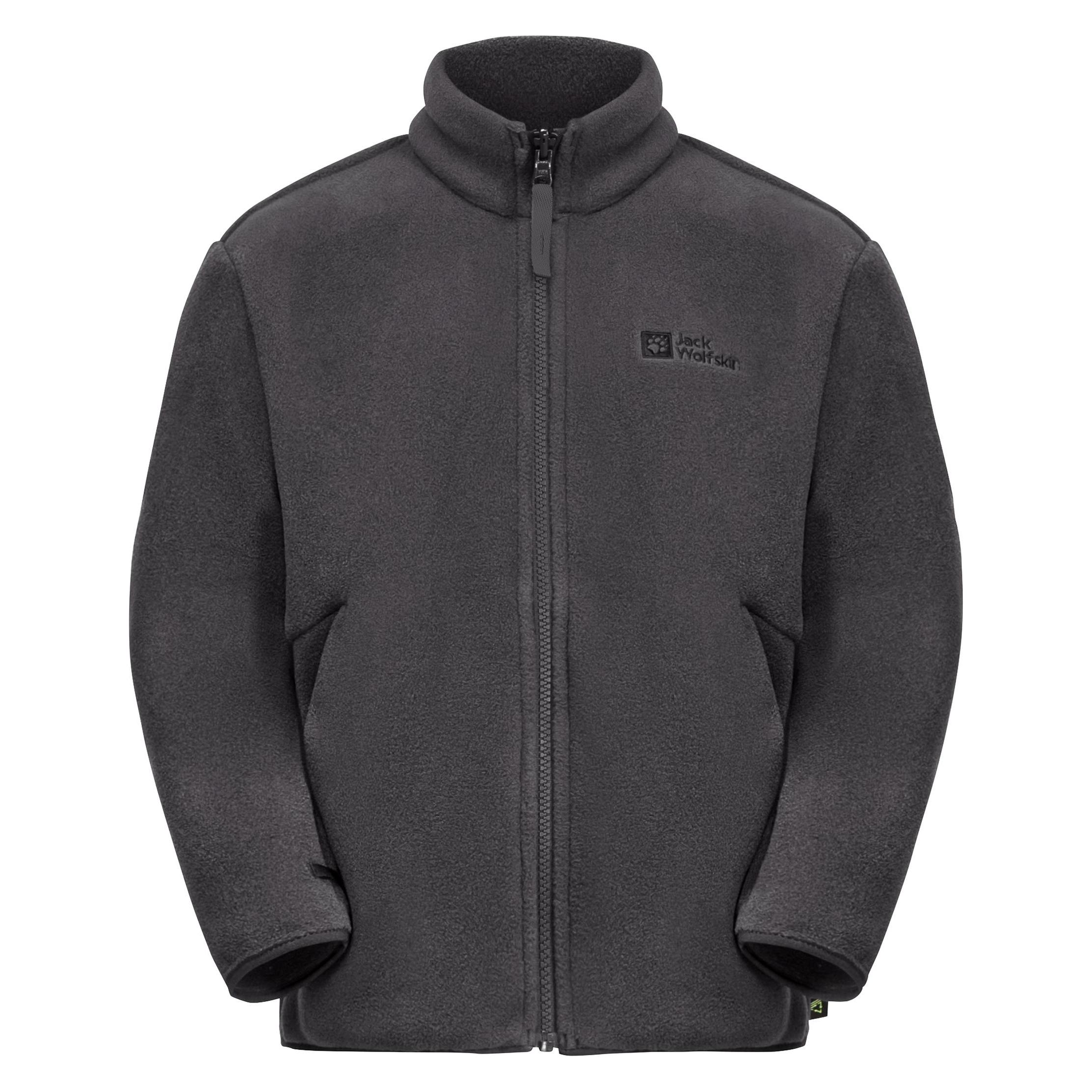 Jack Wolfskin, Jungen, Outdoorjacken, Iceland 3In1 Jacket K (116), Grau, 116