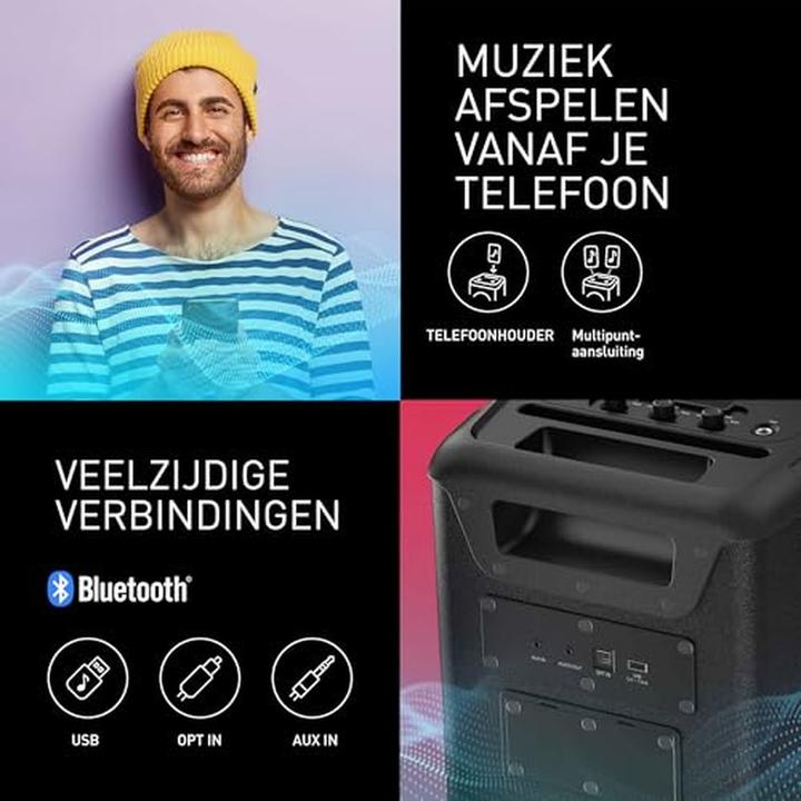 Image du produit Panasonic SC-BMAX5E-K (9 h, Fonctionnement sur batterie, Fonctionnement sur secteur)