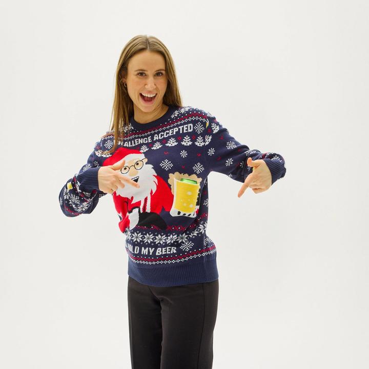 Produktbild Christmas Sweats Ho Ho Hold My Beer (L)
