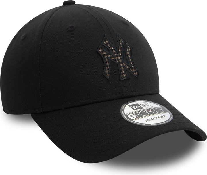 Produktbild New Era 9Forty Cap - CHECK INFILL New York Yankees schwarz