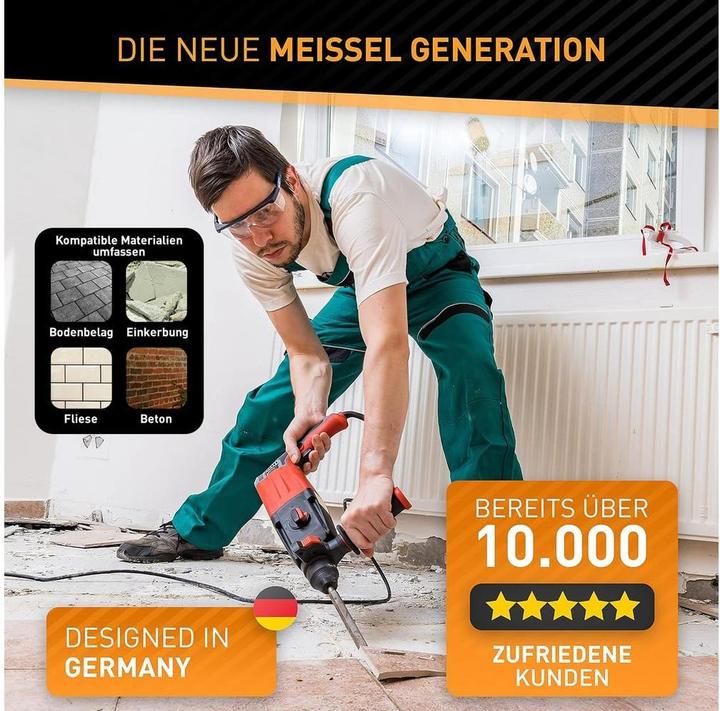 Produktbild Hardtwerk Turbo Fliesenmeissel für Bohrhammer 165 x 75 mm (75 mm)