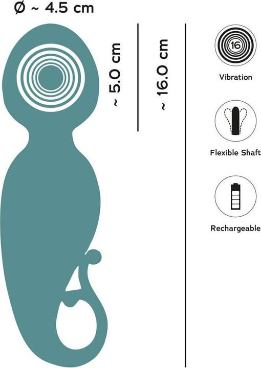 Actual product image You2Toys The Magician Wand Vibrator