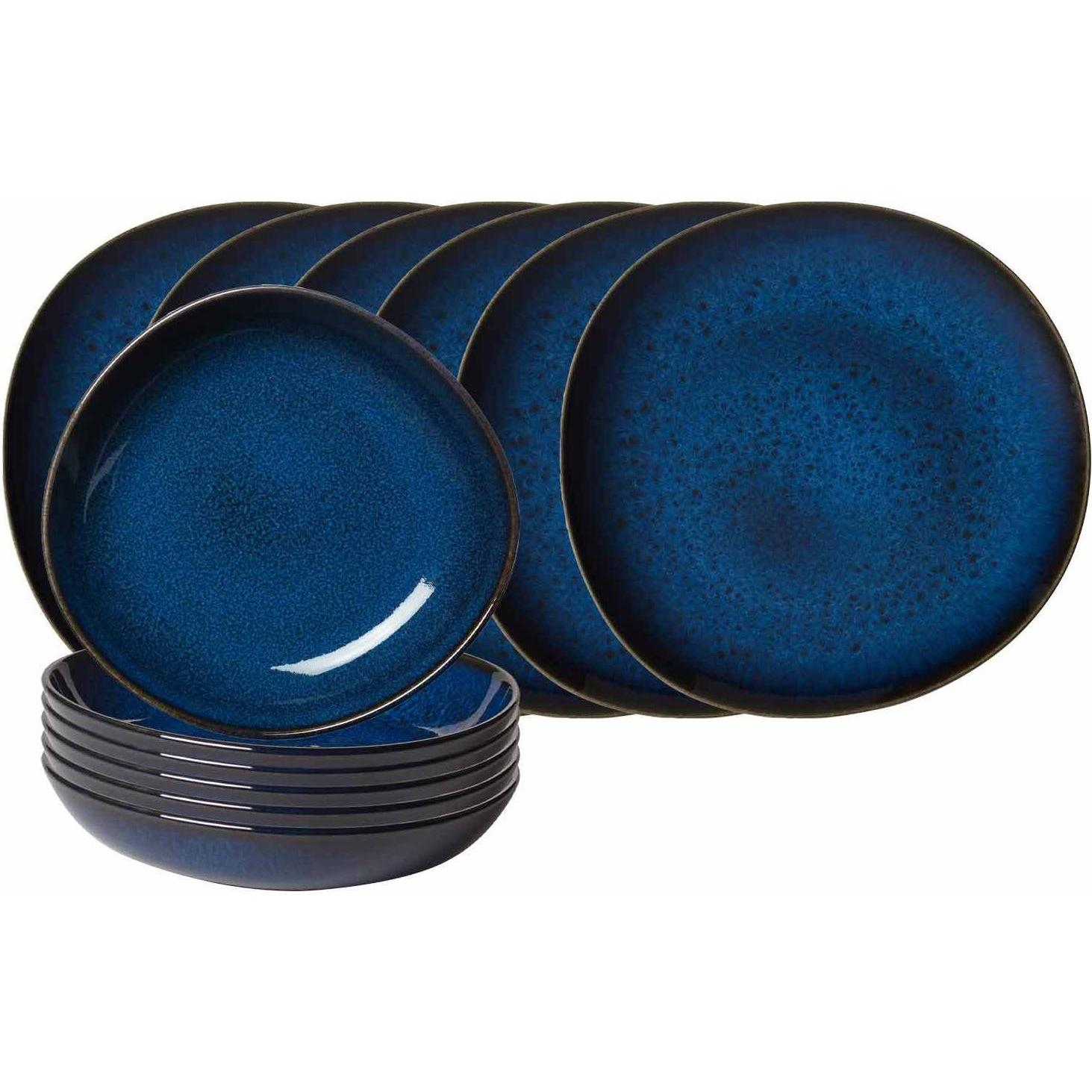 Like. by Villeroy & Boch, Geschirrset, Lave (12 Stück)