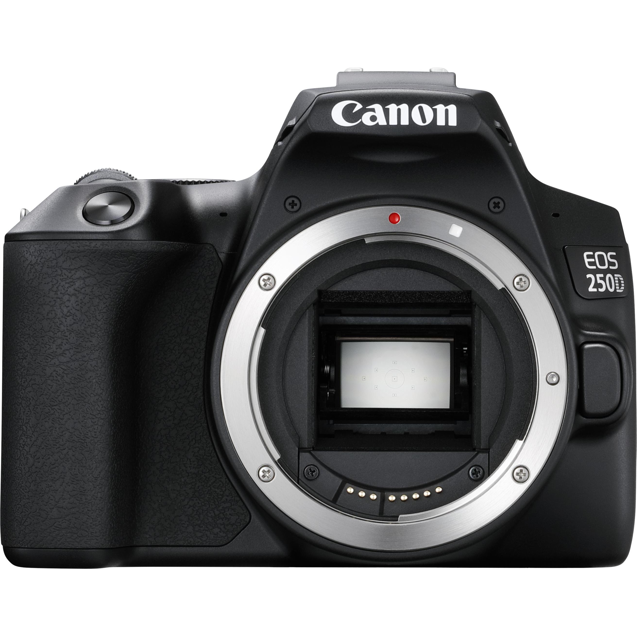 Canon EOS 250D (24.10 Mpx, APS-C / DX), Kamera, Schwarz