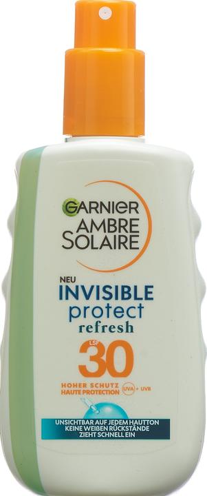 Garnier Ambre Solaire Invisible Protect & Refresh (Spray solaire, SPF 30, 200 ml, 206 g)