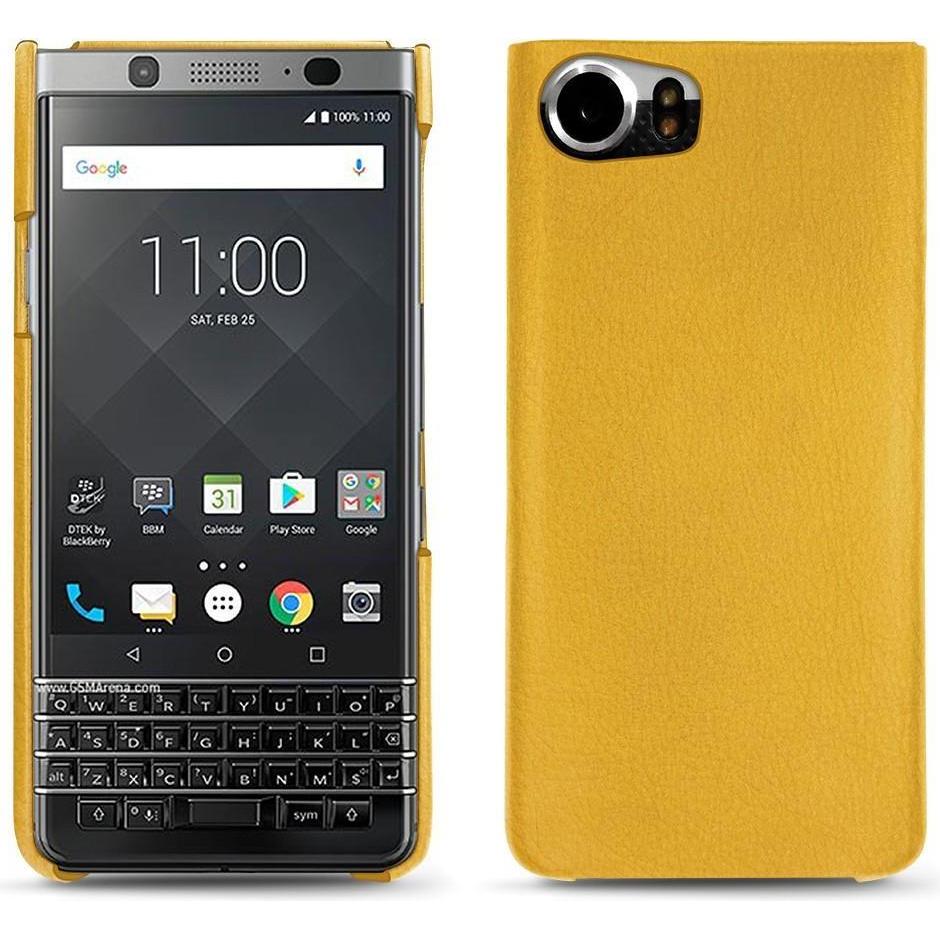Thumbnail - Noreve Lederschutzhülle (Blackberry KEYone), Smartphone Hülle, Orange