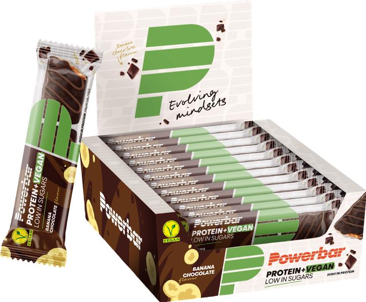 Actual product image Powerbar Protein Plus Low Sugar Vegan (Banana Chocolate, 1 pcs., 504 g)