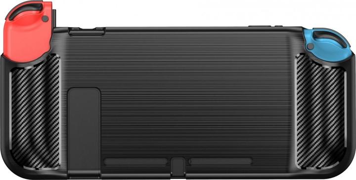 Produktbild Screenguard Nintendo Switch Hülle Carbon Brushed Soft TPU (Switch)