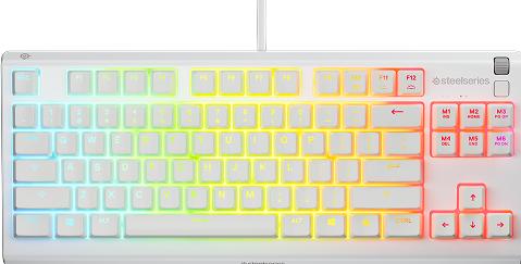 Actual product image SteelSeries Apex 3 TKL White DE (DE, Cable)