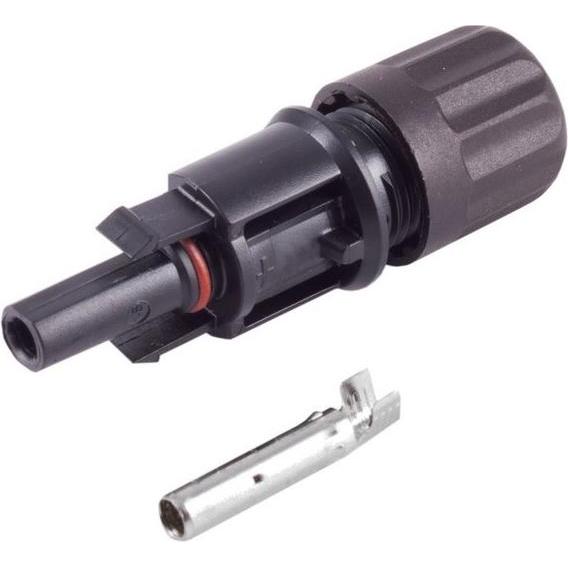 Shiverpeaks Presa -PV4 2,5-6mm², IP68, 1500V, 25 pezzi, Cavo + Spina elettrica