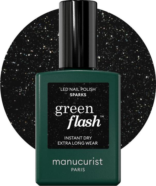 Produktbild Manucurist Flash Nagellack Sparks (Schwarz)