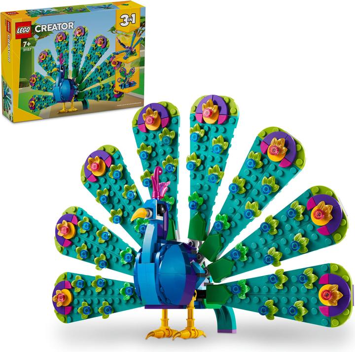 Actual product image LEGO Creator Exotic Peacock