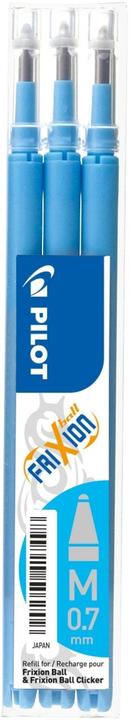 Produktbild Pilot FriXion Refill (3 Stück, Hellblau, 0.70 mm)