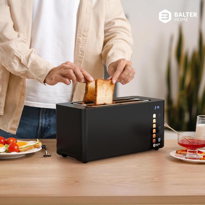 Produktbild Balter Langschlitztoaster TS-44 mit Touch-Bedienung und LCD Display