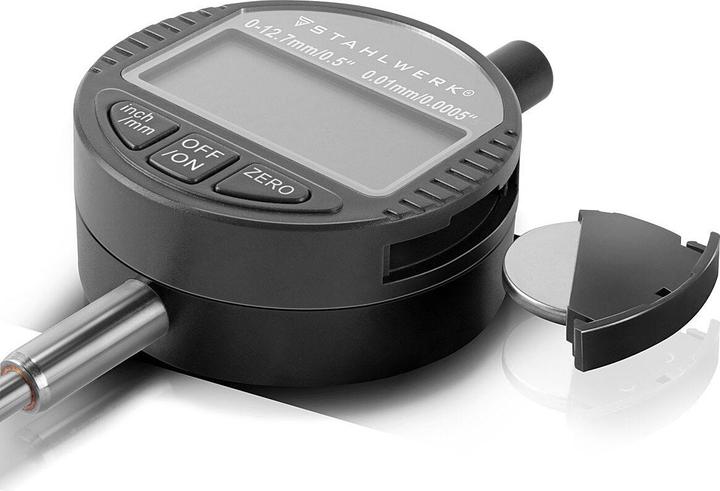 Immagine prodotto Stahlwerk Comparatore digitale con campo di misura 0-12,7 mm (0,5") in millimetri e pollici