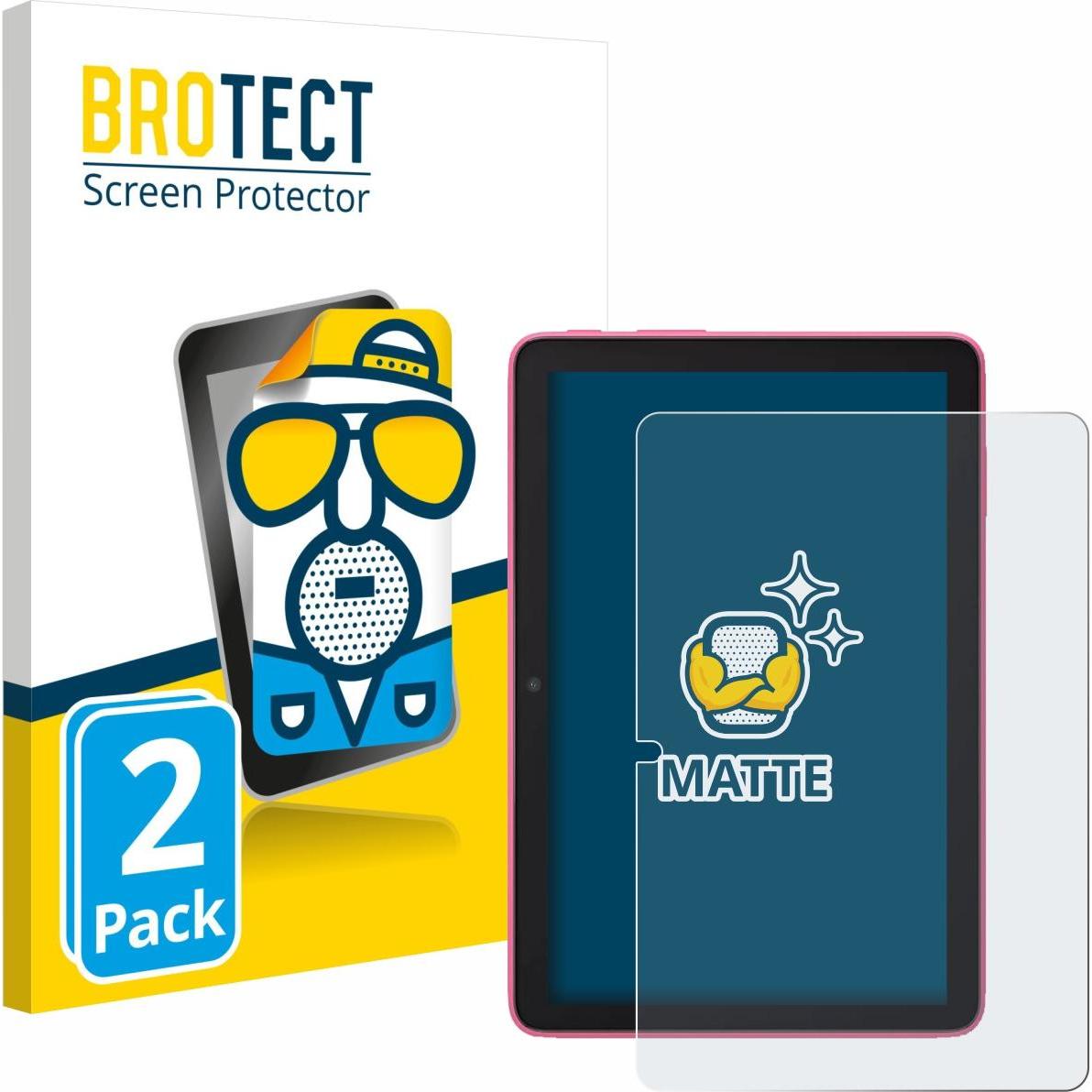 BROTECT Pellicola Opaca (2 pz., Amazon Fire HD 8 2024), Pellicola tablet