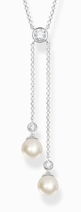 Produktbild Thomas Sabo Perlenkette (925er Silber, 40 - 45 cm)