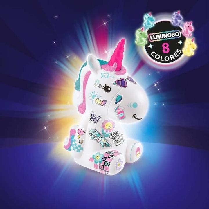 Produktbild Canal Toys - Style 4 ever OFG 293- DIY Einhorn LED Light Up, Dekorieren Sie Ihre Figur mit Marker un