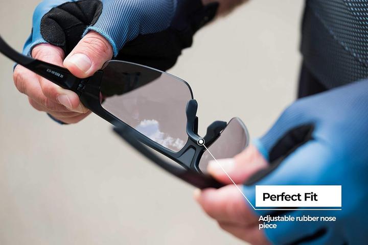 Actual product image BBB Impulse Reader PH BSG-64PH Cycling Goggles (Black, Transparent)