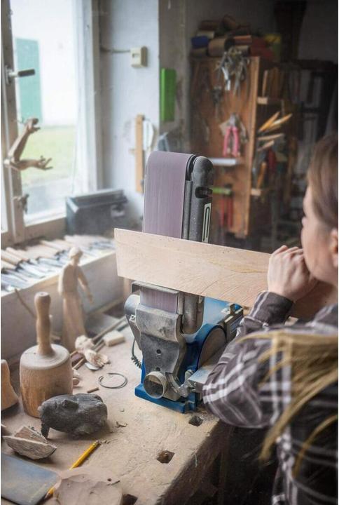 Produktbild Scheppach Band- und Tellerschleifer BTS800 (Doppelschleifer, Bandschleifer, 370 W)