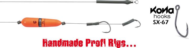 Actual product image Uni Cat Subfloat Hair Rig SX-67 4/0 + 2/0